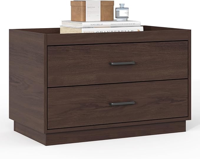 Stackable Storage Drawers, Wood Stackable Closet Organizer Modern Large by PinkMuse
