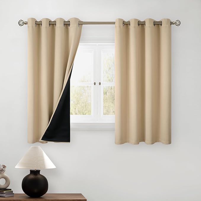 BGment Short 100% Blackout Curtains by BGment