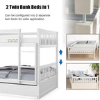 KOMFOTT Wood Full Over Full Bunk Bed - Image 7
