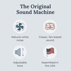 Yogasleep Dohm Uno White Noise Sound Machine, Natural Pink Noise from a Real Fan - Image 2