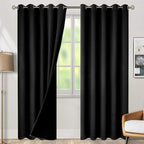 BGment Thermal Insulated 100% Blackout Curtains by BGment