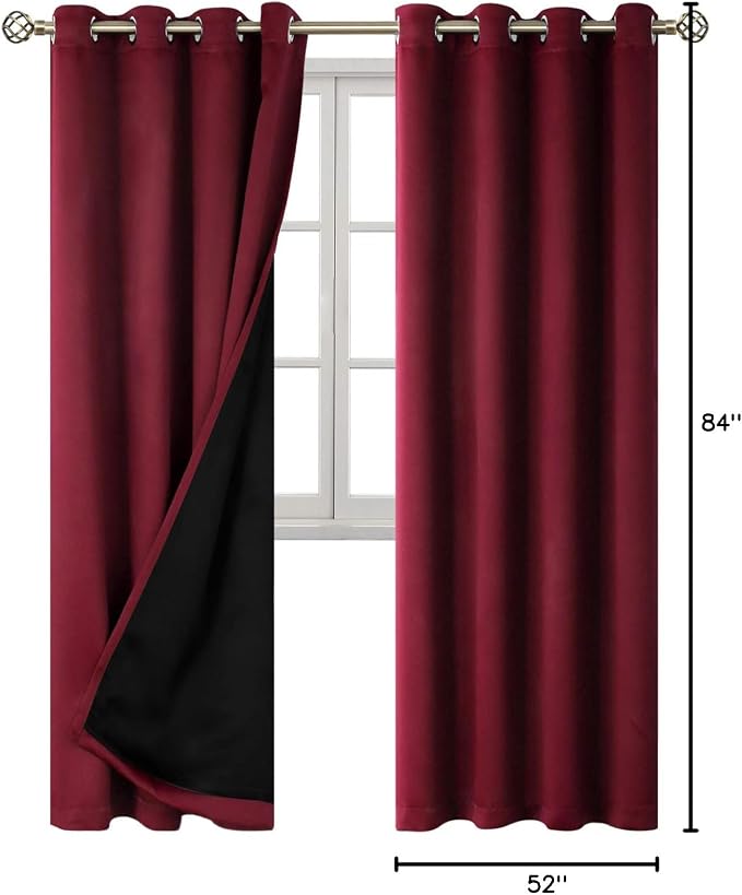 BGment Thermal Insulated 100% Blackout Curtains - Image 9