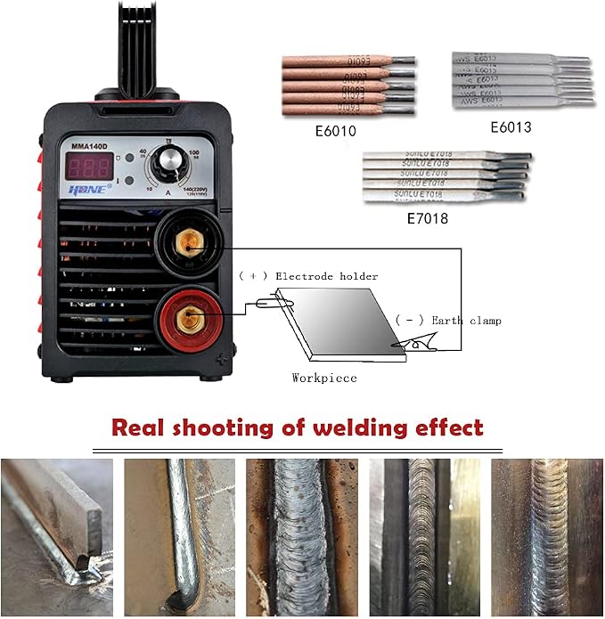 HONE Stick Welder, 110V/220V Actual 140Amp ARC Welder Machine, IGBT Inverter - Image 2