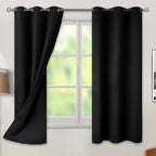 BGment Thermal Insulated 100% Blackout Curtains by BGment