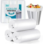 Clear Trash Bags 4-Gallon: Small Garbage Bags by YHEEL