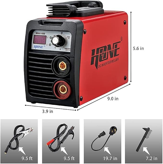 HONE Stick Welder, 110V/220V Actual 140Amp ARC Welder Machine, IGBT Inverter - Image 5