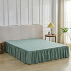 Bed Skirt Queen Size Ruffled Bed Skirt by VTNXUN