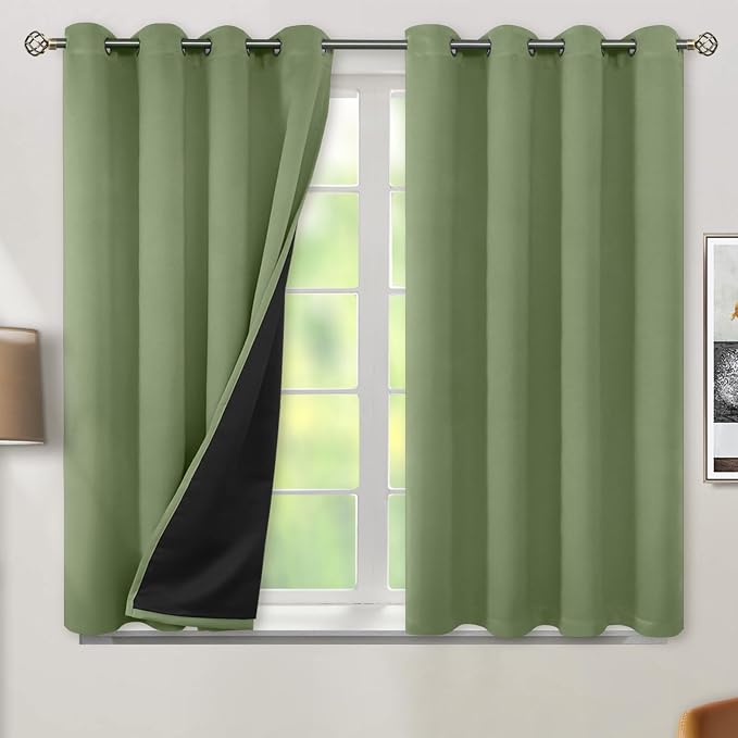 BGment Short 100% Blackout Curtains by BGment