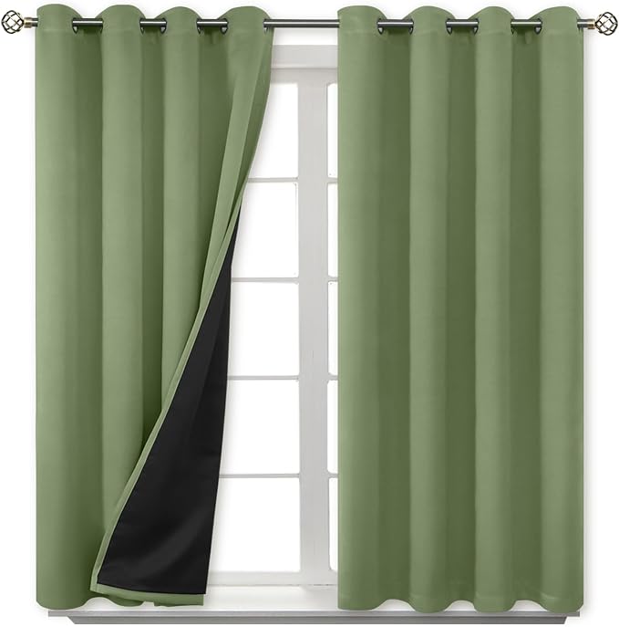 BGment Short 100% Blackout Curtains - Image 8