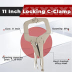 findmall 6Pcs 11 Inch Locking C Clamps - Image 4