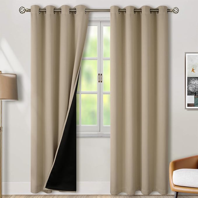 BGment Thermal Insulated 100% Blackout Curtains by BGment