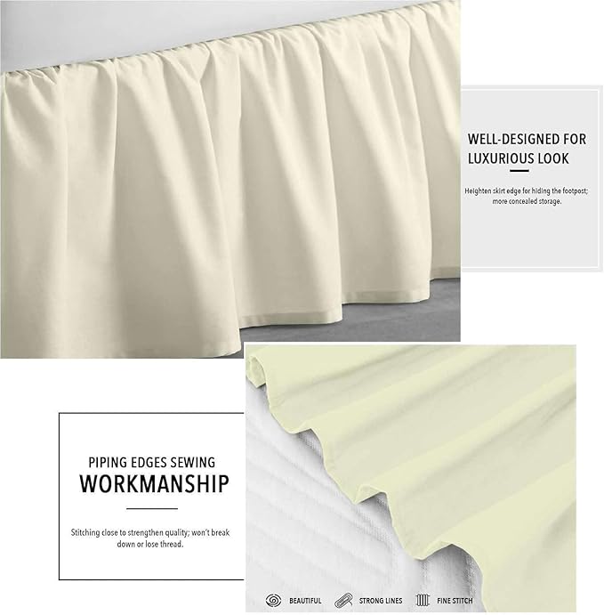 Sleepwell Ruffled Bed Skirt - Image 3