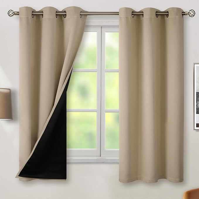 BGment Thermal Insulated 100% Blackout Curtains by BGment