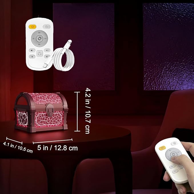 Treasure Box Northern Lights Projector, Galaxy Aurora Night Light Projector - Image 9