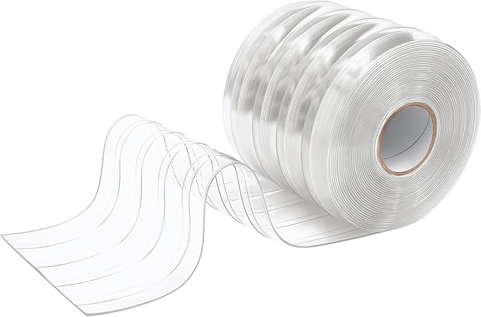 Moukeren Plastic Door Curtain for Winter 50 ft x 8 Inch Thermal Insulated by Moukeren