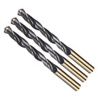 Drill Bit, 12.5mm Cutting Diameter, 4341 HSS Gold and Black 118° Cutting Angle by CoCud