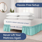 Wrap Around Dust Ruffle Bed Skirt - Image 2