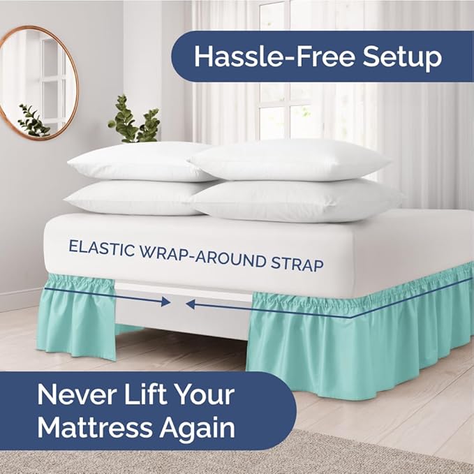 Wrap Around Dust Ruffle Bed Skirt - Image 2