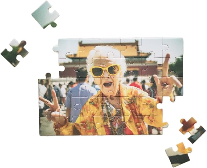 Photo Puzzles for Gift, Family Gatherings, Adult Customized Puzzles Jigsaw) by Custom