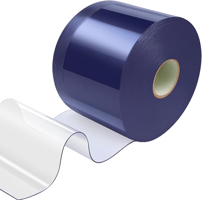 Moukeren Plastic Door Curtain for Winter 100 ft x 8 Inch Thermal Insulated by Moukeren
