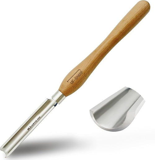 1 inch Spindle Roughing Gouge for Wood Lathe, M2 Cryo HSS Wood Turning Tools by UF-SHARP