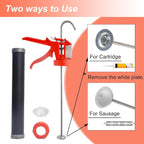 Sausage Caulking Gun Kit, 20 oz Sausage Foil Pack / 10 oz Cartridge Convertible - Image 3