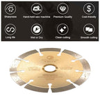 LSS 4 1/2 Inch Diamond Saw Blade, Dry or Wet Cutting Saw Blades - Image 4