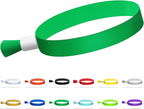 100 Pcs Cloth Event Wristbands, Event Wristbands, Colored Wrist Bands by Green-PowerAmerica