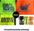 YOWESHOP High Reflective Visibility Safety Vest Custom Your Logo Safety Workwear - Image 3
