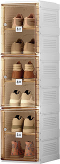 ANTBOX Shoe Organizer Storage Box, Portable Folding Shoe Rack by ANTBOX