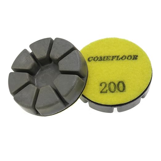 Diamond Floor Polishing Pucks for Terrazzo, Concrete Floor, 3 Inch 15mm Resin by ComeFloor