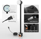 Led Magnetic Work Light 300mm Flexible Gooseneck lamp 500 Lumens 120 Volt - Image 2