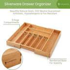 Purawood Bamboo Drawer Organizer - Image 3