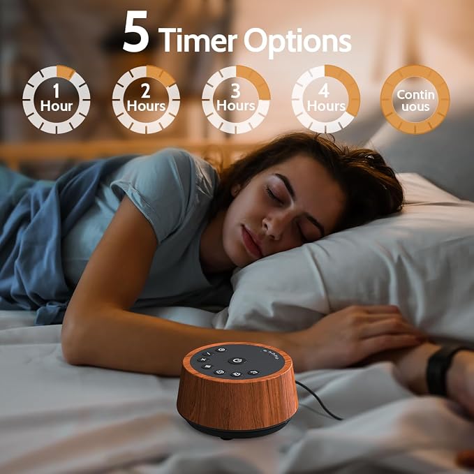 Color Noise Sleep White Noise Sound Machines 25 Soothing Sounds 32 Volume - Image 4