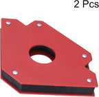 HARFINGTON 2pcs Welding Magnets 110.23 lbs Magnetic Welding Clamp Holder Iron - Image 3