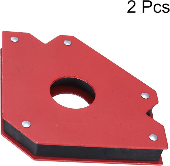 HARFINGTON 2pcs Welding Magnets 110.23 lbs Magnetic Welding Clamp Holder Iron - Image 3