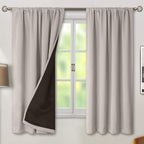 BGment Full Blackout Curtains for Bedroom 63 Inch Length 2 Panels Set, Thermal by BGment