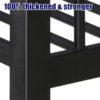LUXIEE Upgraded & Stronger Heavy Duty Steel Twin XL Over Twin XL Bunk Bed Frame - Image 4