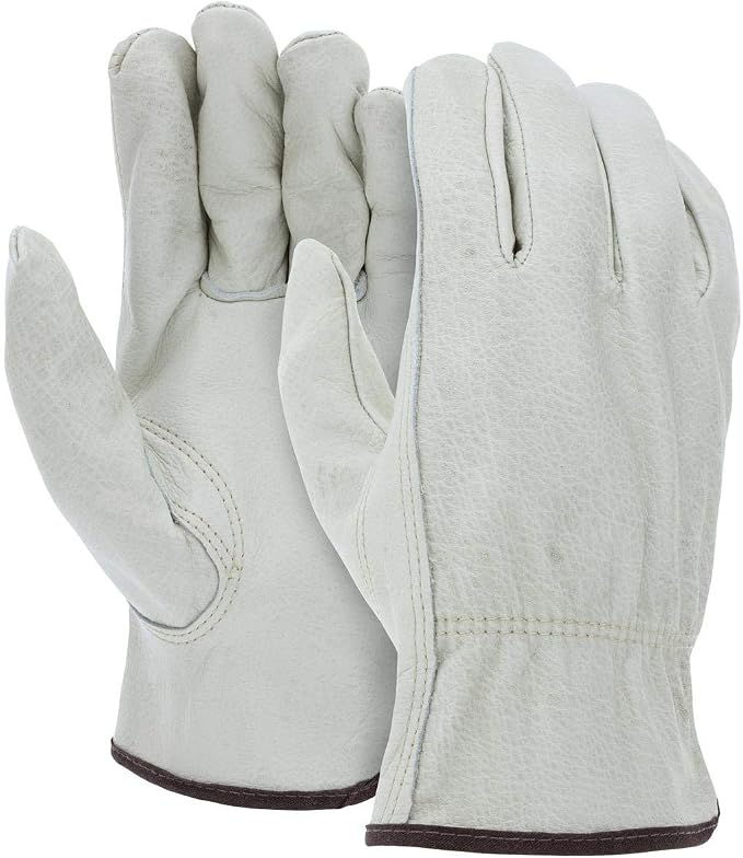 ATERET 120 Pairs X-Large Heavy Duty Durable Cowhide Leather Work Gloves I by ATERET