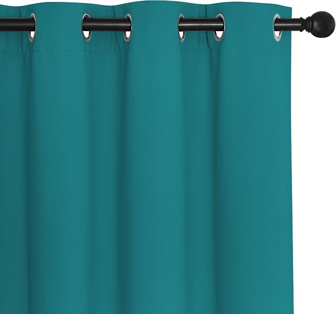 NICETOWN Room Divider Curtain 132 Inches Long, Wide Blackout Sliding Door - Image 7