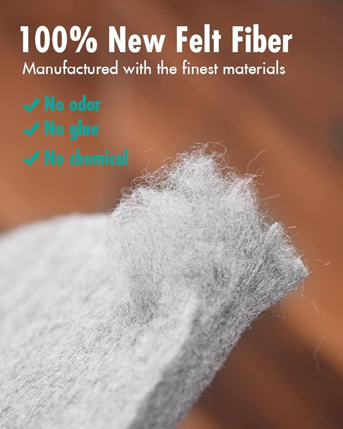 Resare Non Slip Rug Pad Gripper Extra Thick Dual Surface Felt Under Rug - Image 5