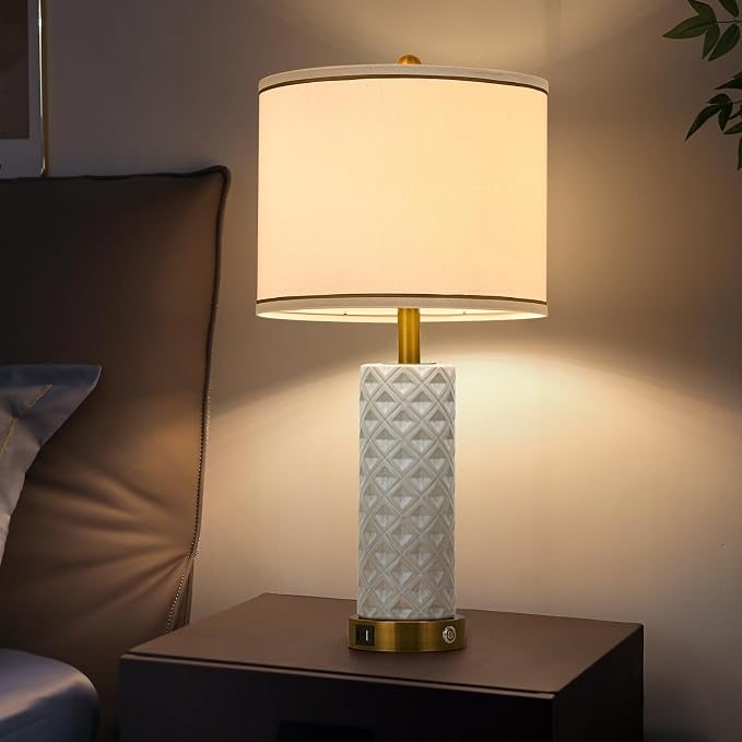 Set of 2 Table Lamp for Living Room Bedroom Farmhouse - Image 6