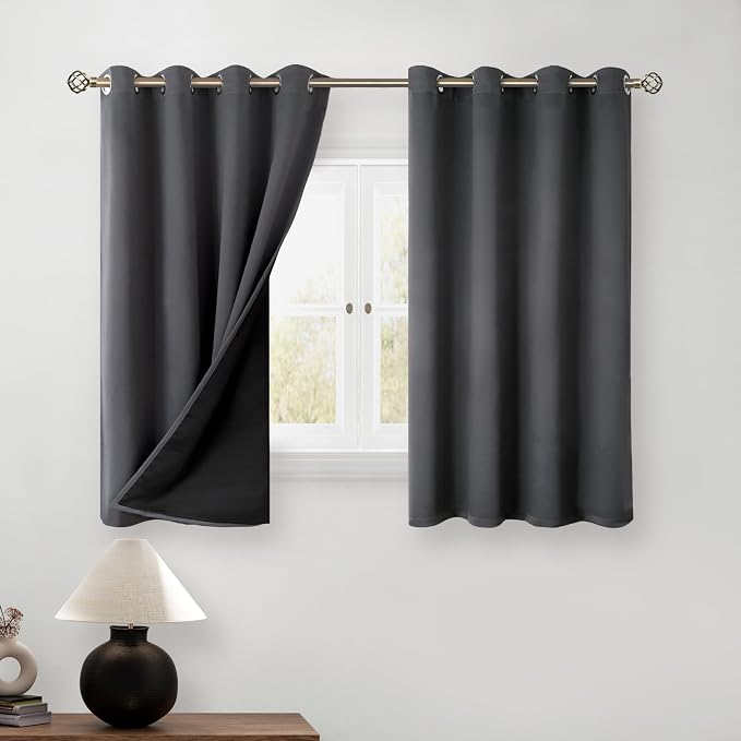 BGment Short 100% Blackout Curtains by BGment