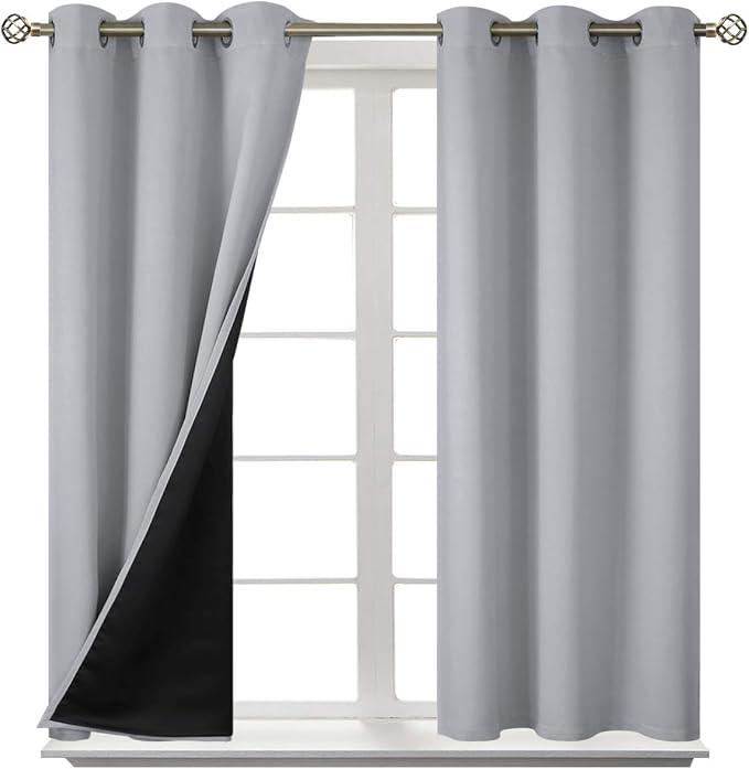 BGment Short 100% Blackout Curtains - Image 8