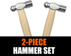 Mini Wooden Handle Round Head Hand Hammers, Round Head Wooden Handle, Escape - Image 2