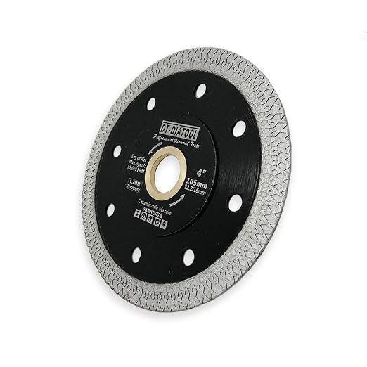 DT-DIATOOL Diamond Tile Blade 4 Inch 2pcs Diamond Turbo X Mesh Rim Segement - Image 5