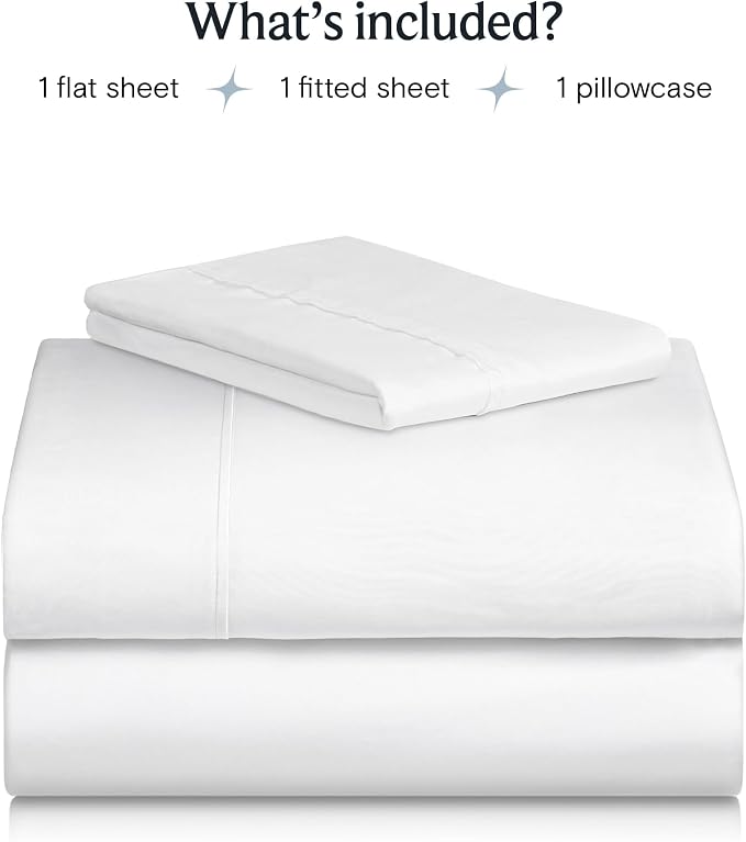 LuxClub 3 PC Extra Deep Pocket Twin Sheet Set, Deep Pockets Wrinkle Free - Image 2