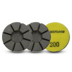 Diamond Floor Polishing Pucks for Terrazzo, Concrete Floor, 3 Inch 15mm Resin - Image 2