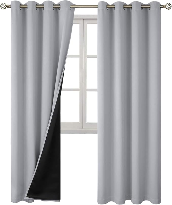 BGment Light Grey Blackout Curtains - Image 8