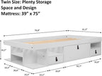 memomad Bali Storage Platform Bed - Image 3